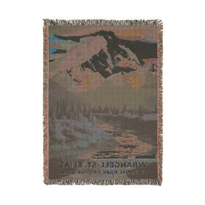Wrangell-St. Elias National Park Woven Blanket | S10