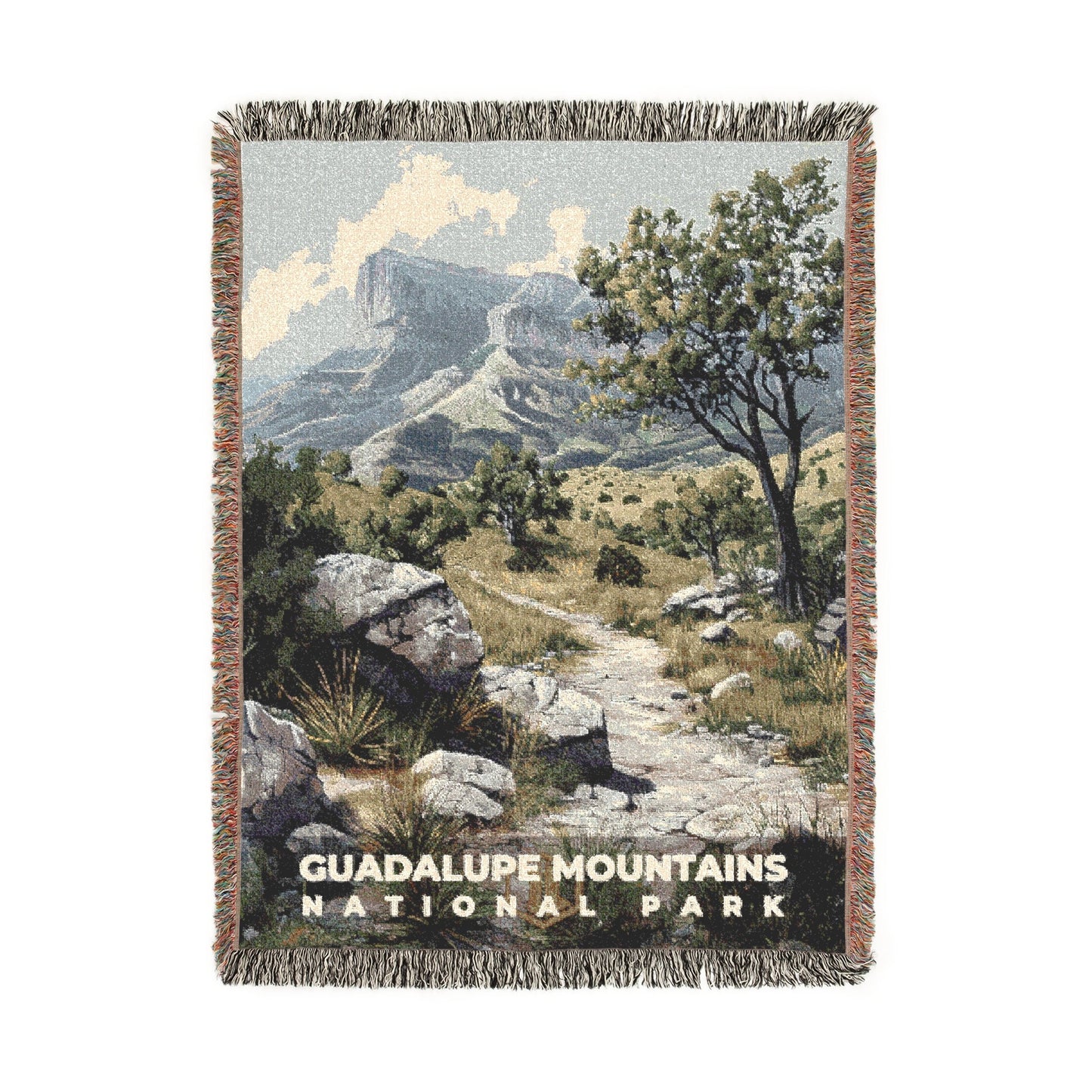 Guadalupe Mountains National Park Woven Blanket | S17
