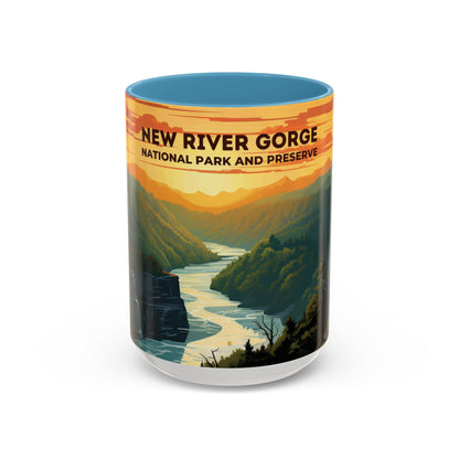 New River Gorge National Park Mug | Accent Coffee Mug (11, 15oz)