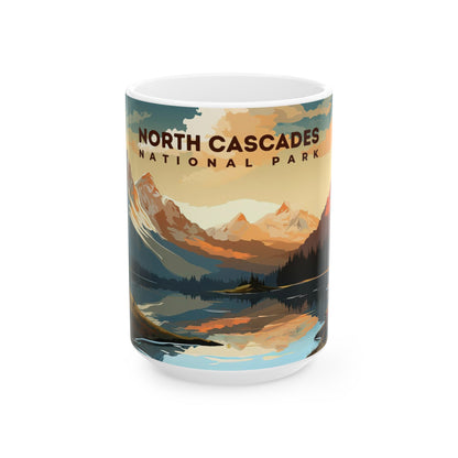 North Cascades National Park Mug | White Ceramic Mug (11oz, 15oz)