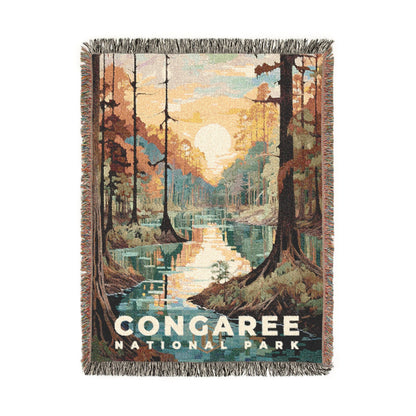 Congaree National Park Woven Blanket | S09