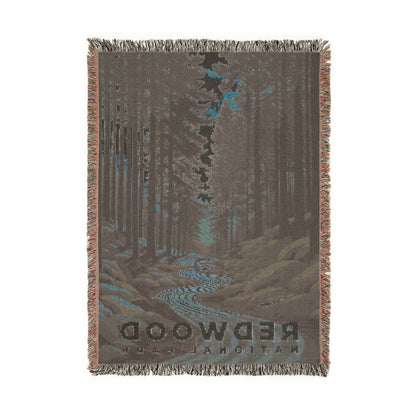 Redwood National Park Woven Blanket | S19