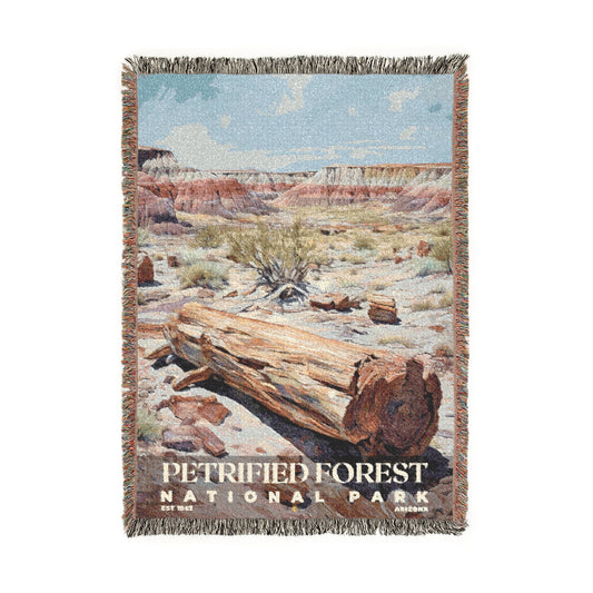 Petrified Forest National Park Woven Blanket | S02