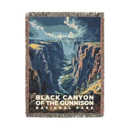 Black Canyon of the Gunnison National Park Woven Blanket | S16