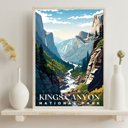 Kings Canyon National Park Poster | S01