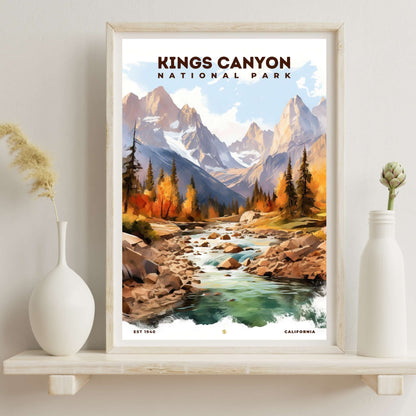 Kings Canyon National Park Poster | S08