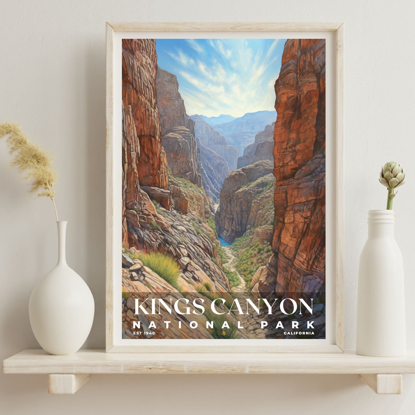 Kings Canyon National Park Poster | S02
