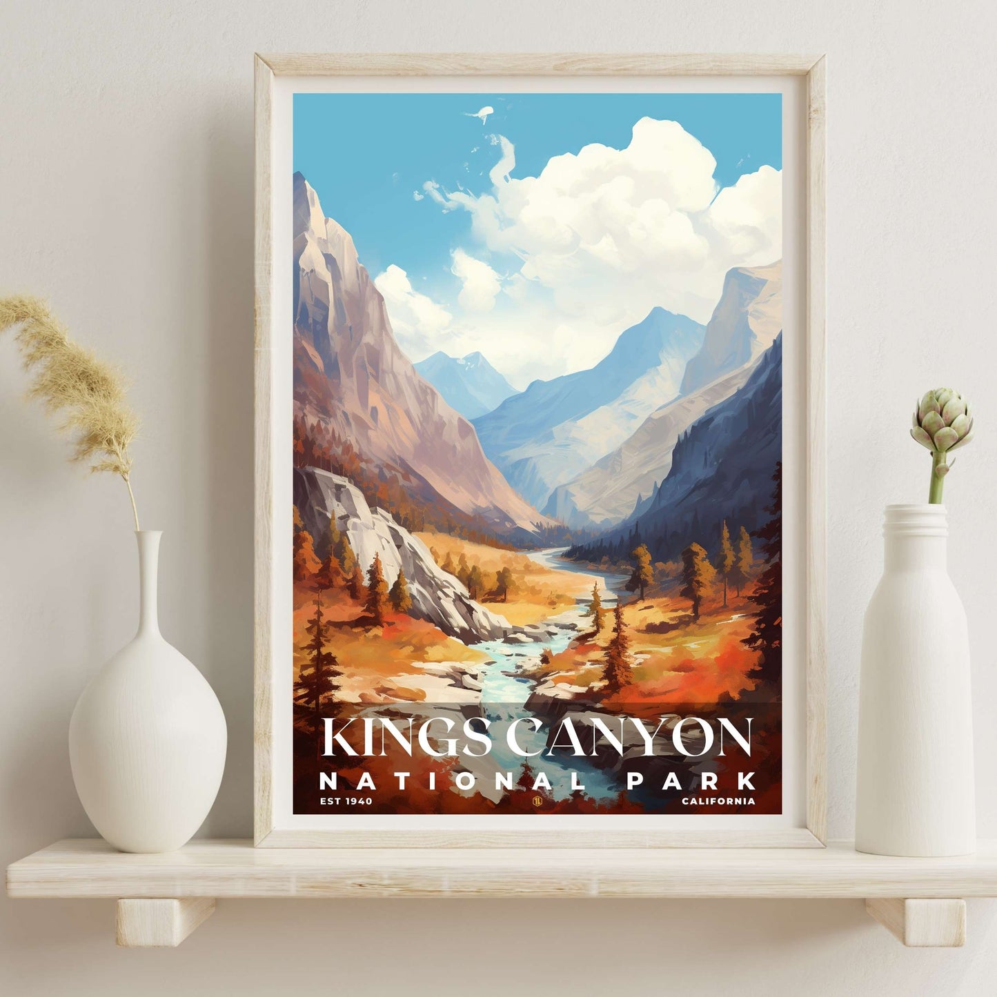 Kings Canyon National Park Poster | S06