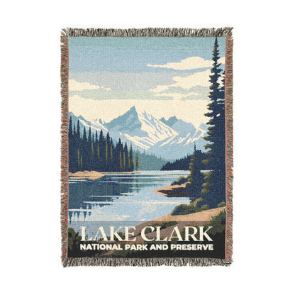 Lake Clark National Park Woven Blanket | S01