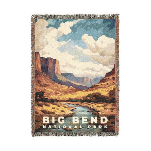 Big Bend National Park Woven Blanket | S06