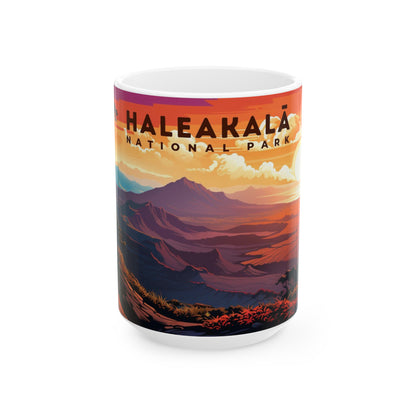 Haleakala National Park Mug | White Ceramic Mug (11oz, 15oz)