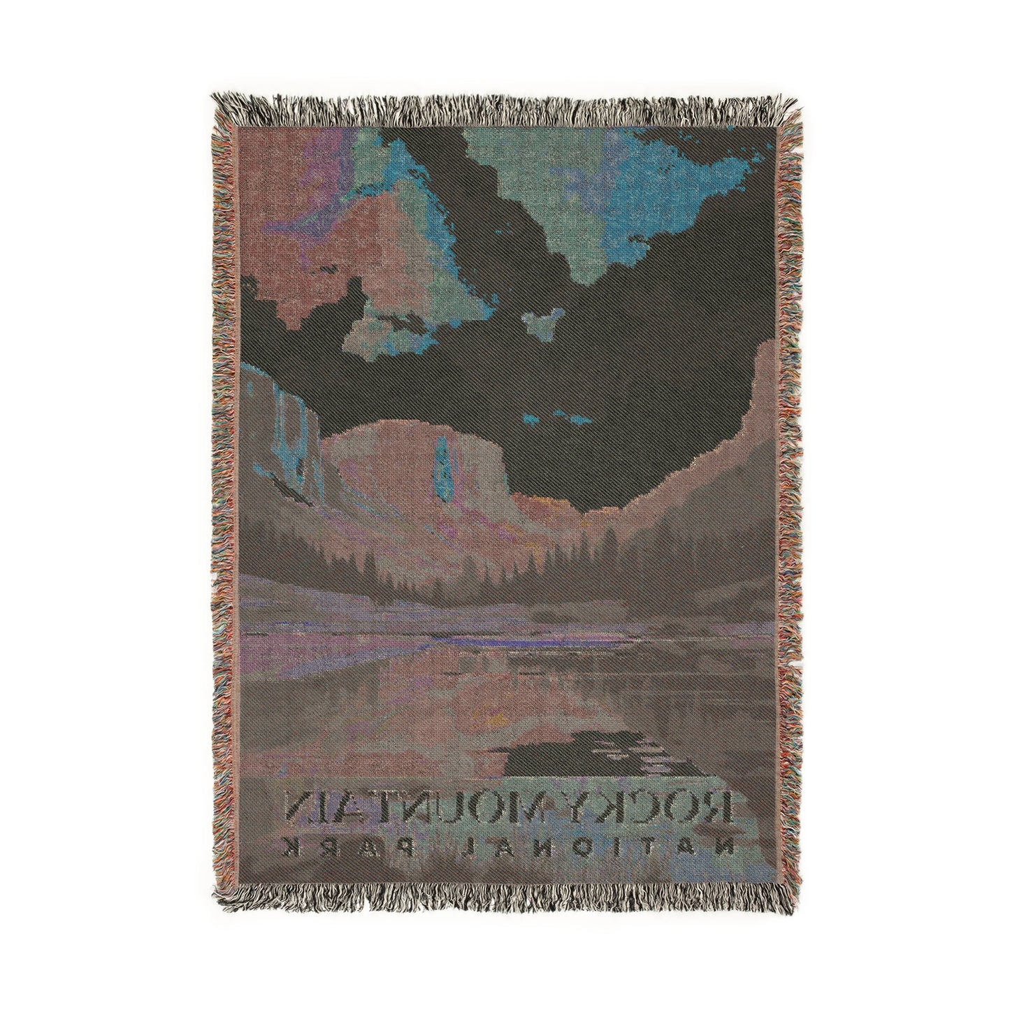 Rocky Mountain National Park Woven Blanket | S01