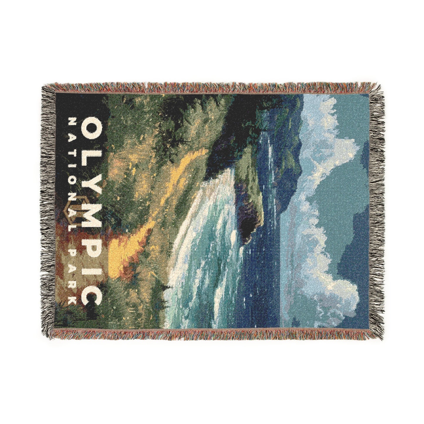 Olympic National Park Woven Blanket | S13
