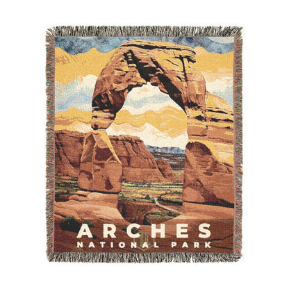 Arches National Park Woven Blanket | S09