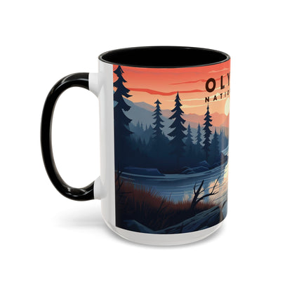 Olympic National Park Mug | Accent Coffee Mug (11, 15oz)