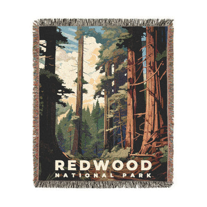 Redwood National Park Woven Blanket | S07