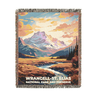 Wrangell-St. Elias National Park Woven Blanket | S06