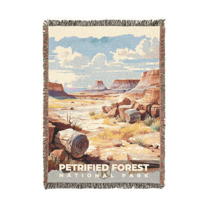 Petrified Forest National Park Woven Blanket | S08