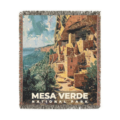 Mesa Verde National Park Woven Blanket | S14