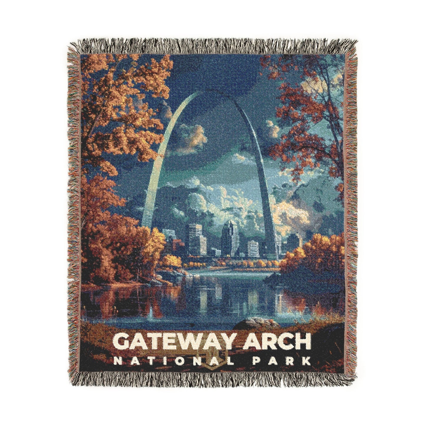 Gateway Arch National Park Woven Blanket | S16