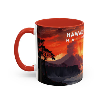 Hawaii Volcanoes National Park Mug | Accent Coffee Mug (11, 15oz)