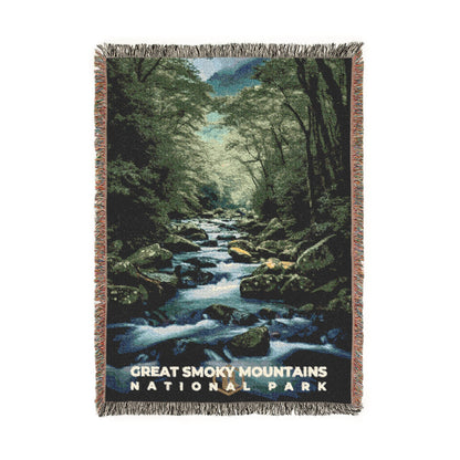 Great Smoky Mountains National Park Woven Blanket | S10