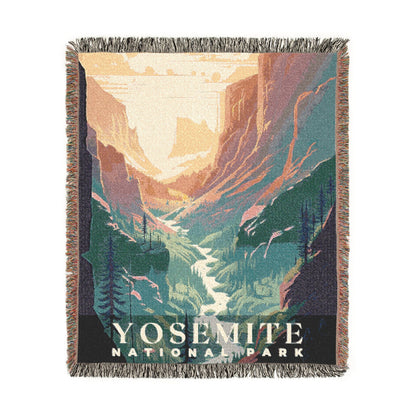 Yosemite National Park Woven Blanket | S01