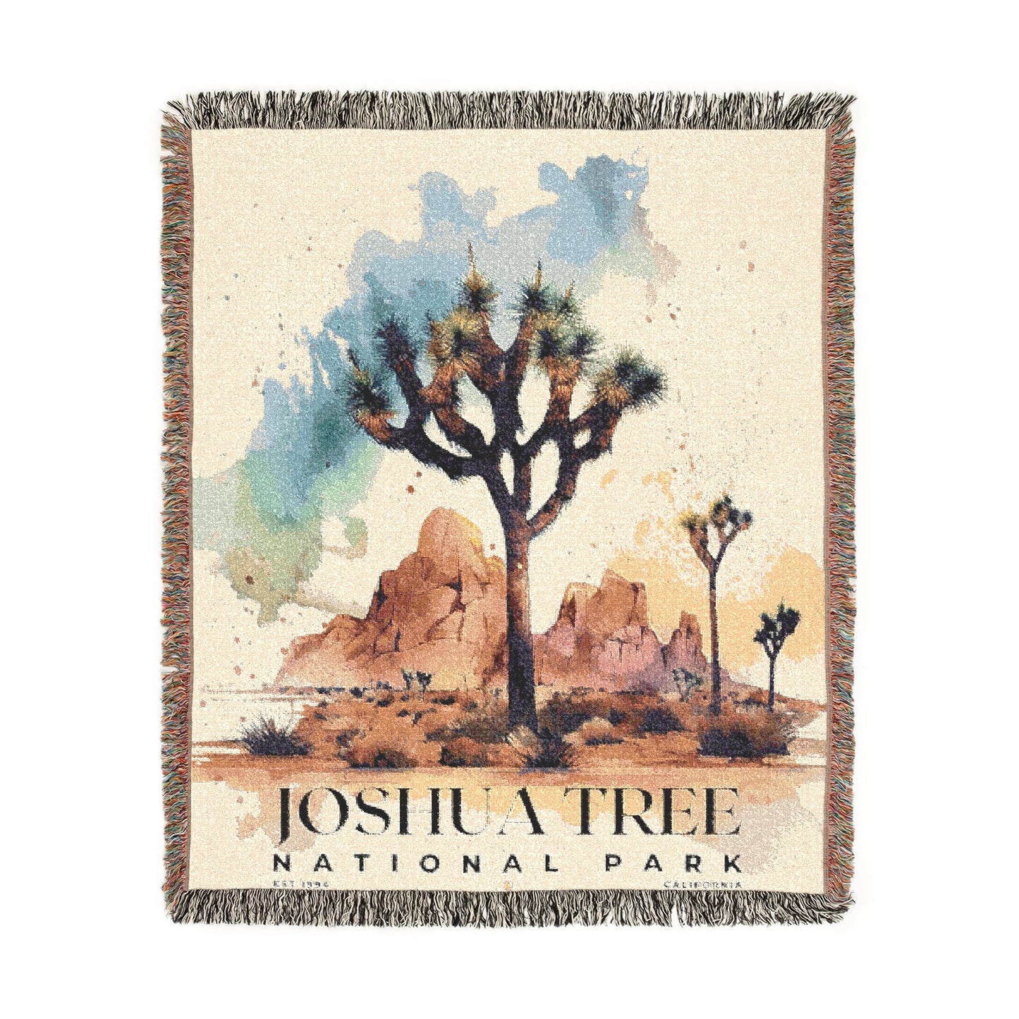 Joshua Tree National Park Woven Blanket | S04