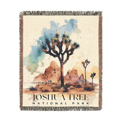 Joshua Tree National Park Woven Blanket | S04