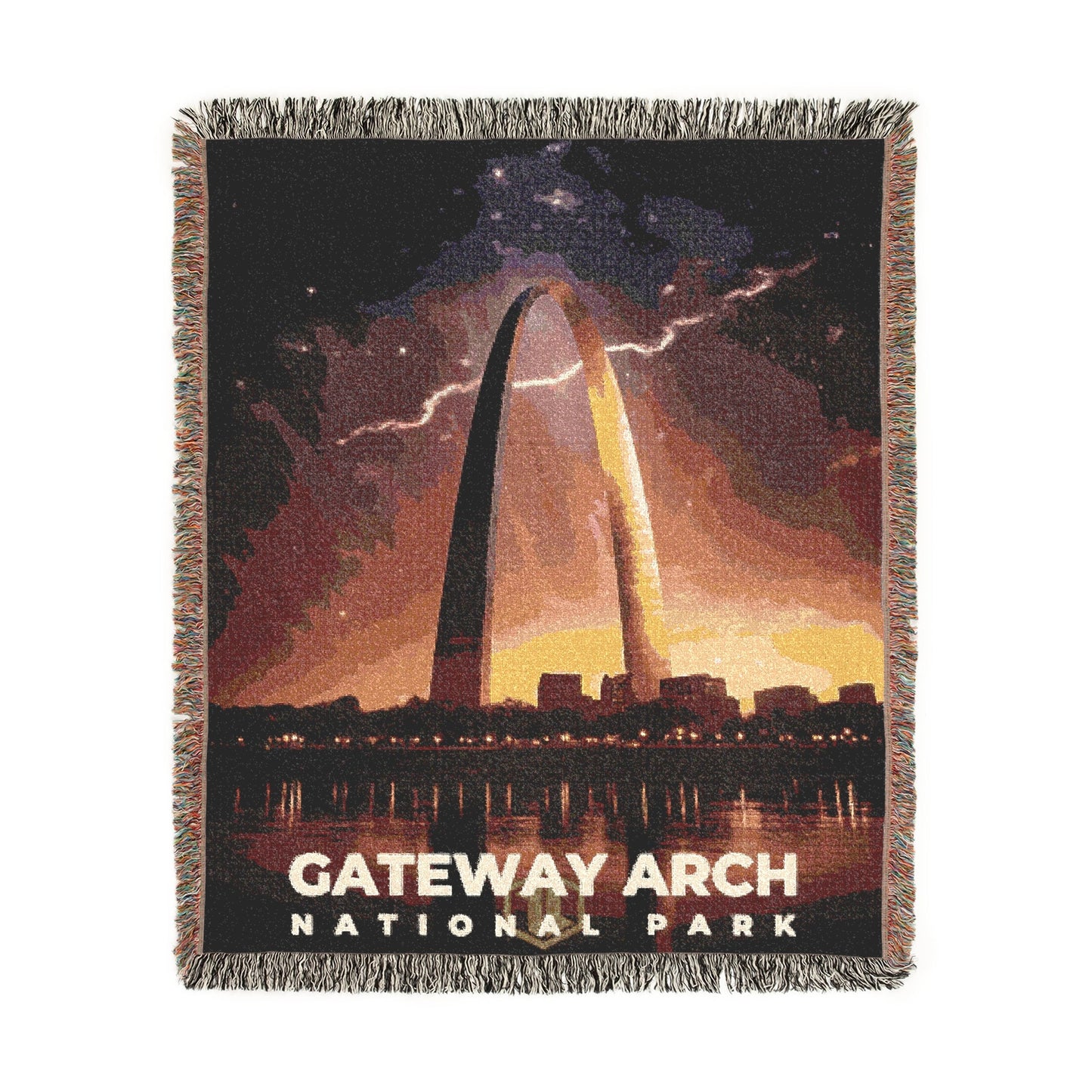 Gateway Arch National Park Woven Blanket | S10