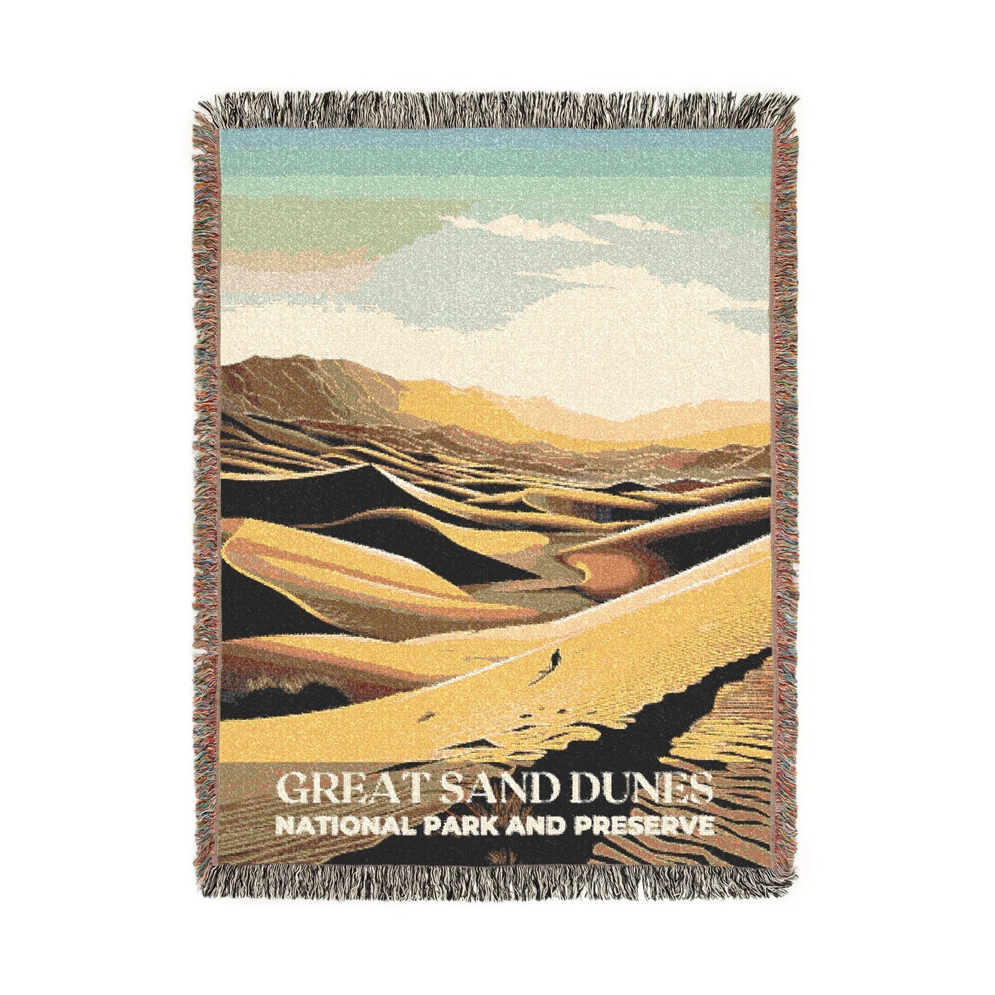 Great Sand Dunes National Park Woven Blanket | S01