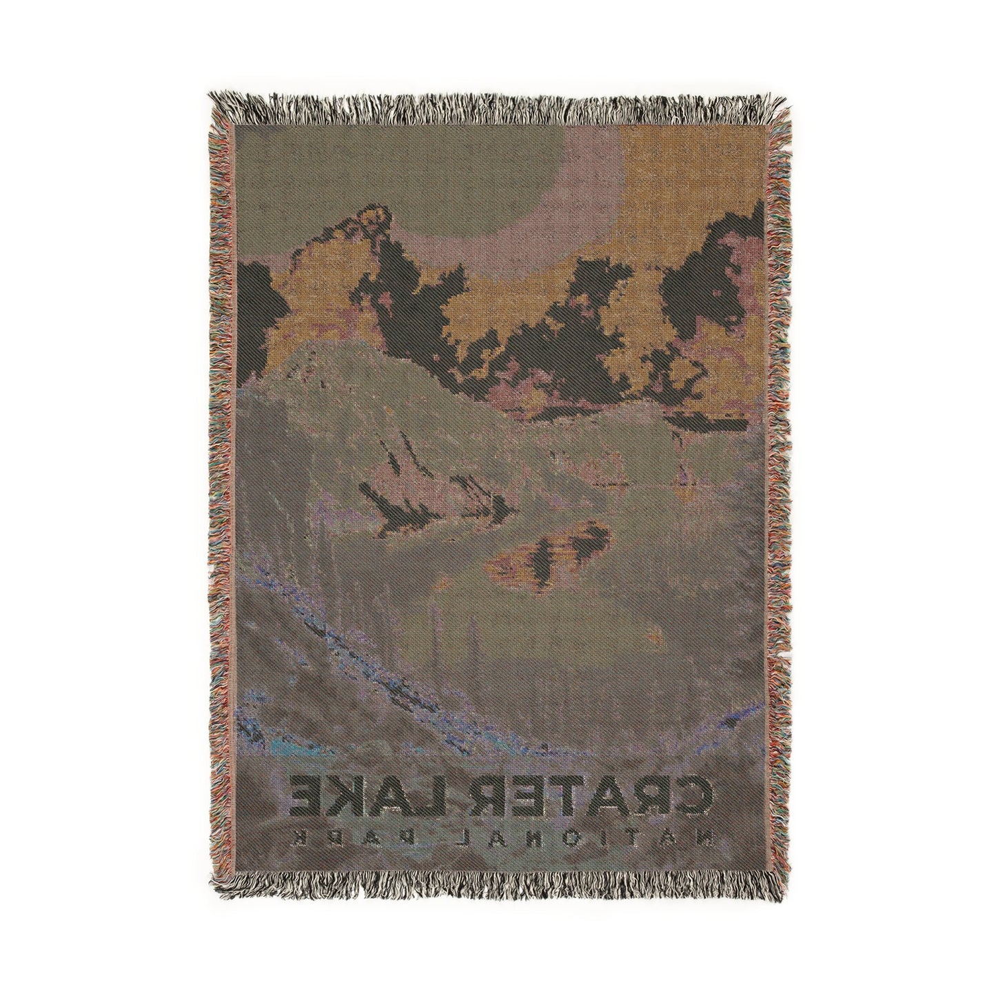 Crater Lake National Park Woven Blanket | S13