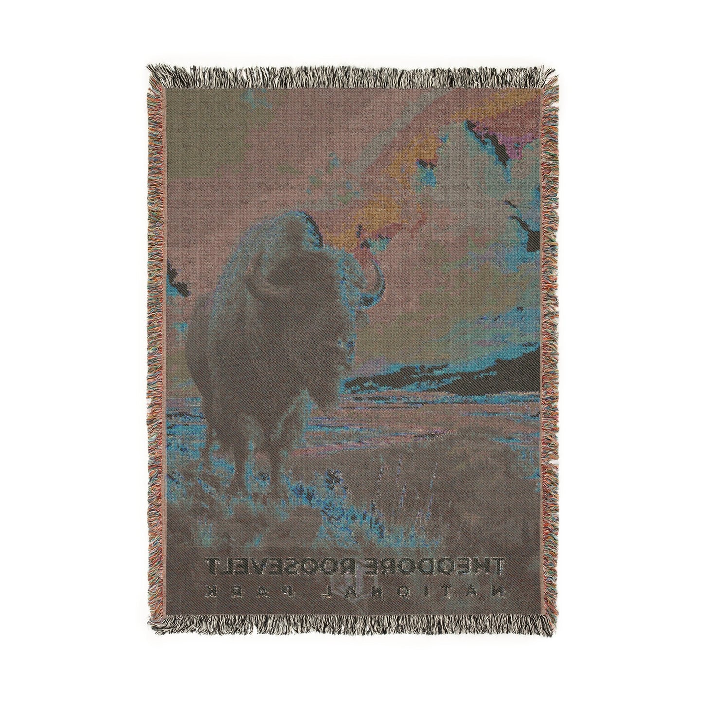 Theodore Roosevelt National Park Woven Blanket | S13