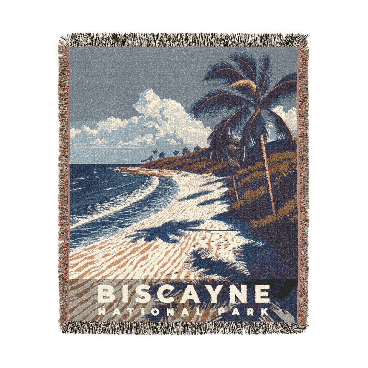 Biscayne National Park Woven Blanket | S19