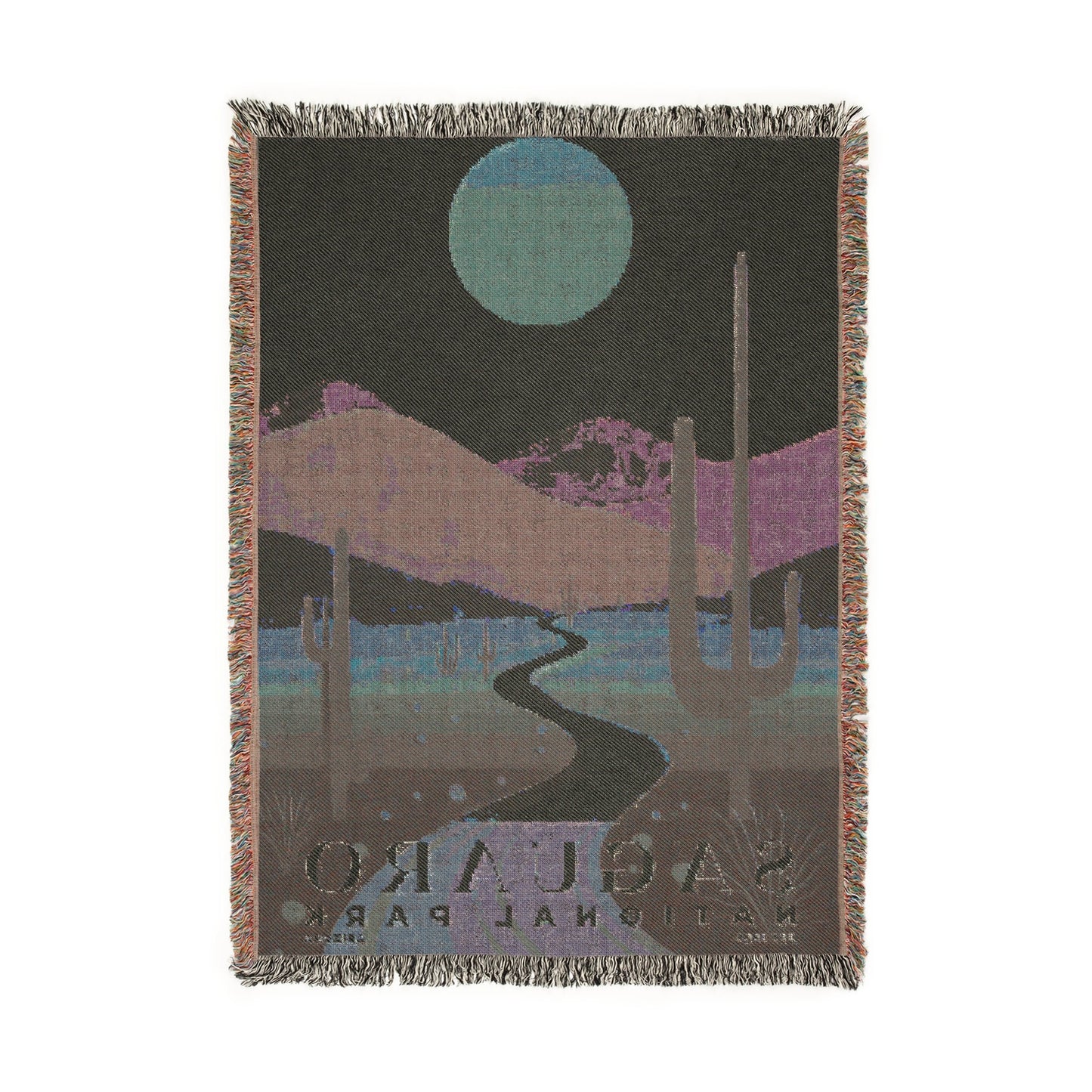 Saguaro National Park Woven Blanket | S03