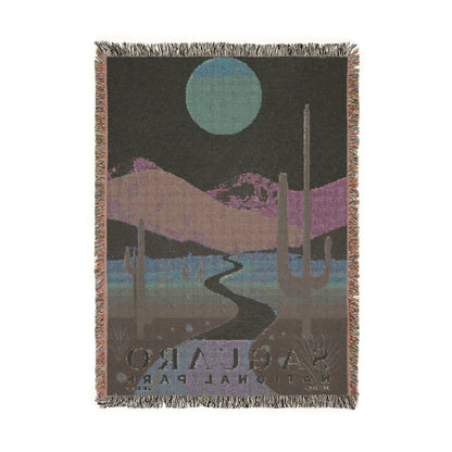 Saguaro National Park Woven Blanket | S03