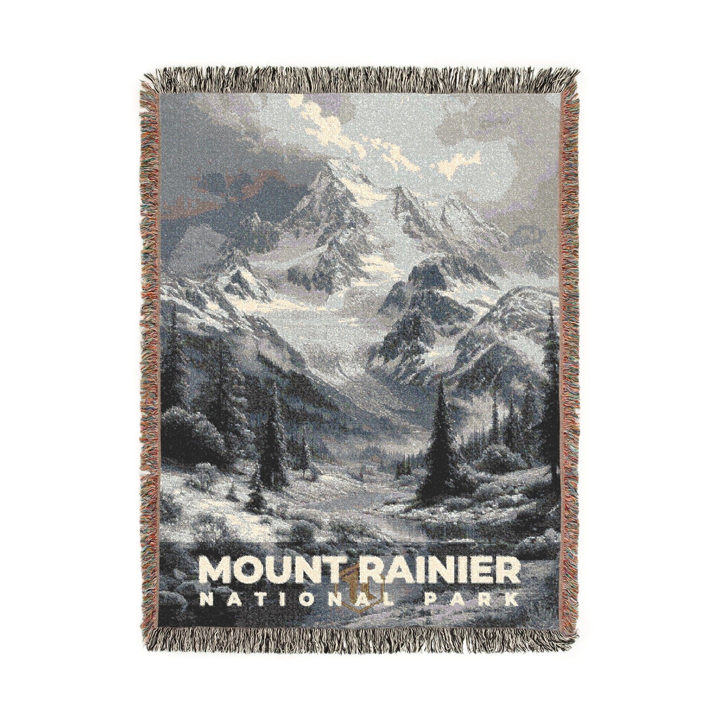 Mount Rainier National Park Woven Blanket | S15