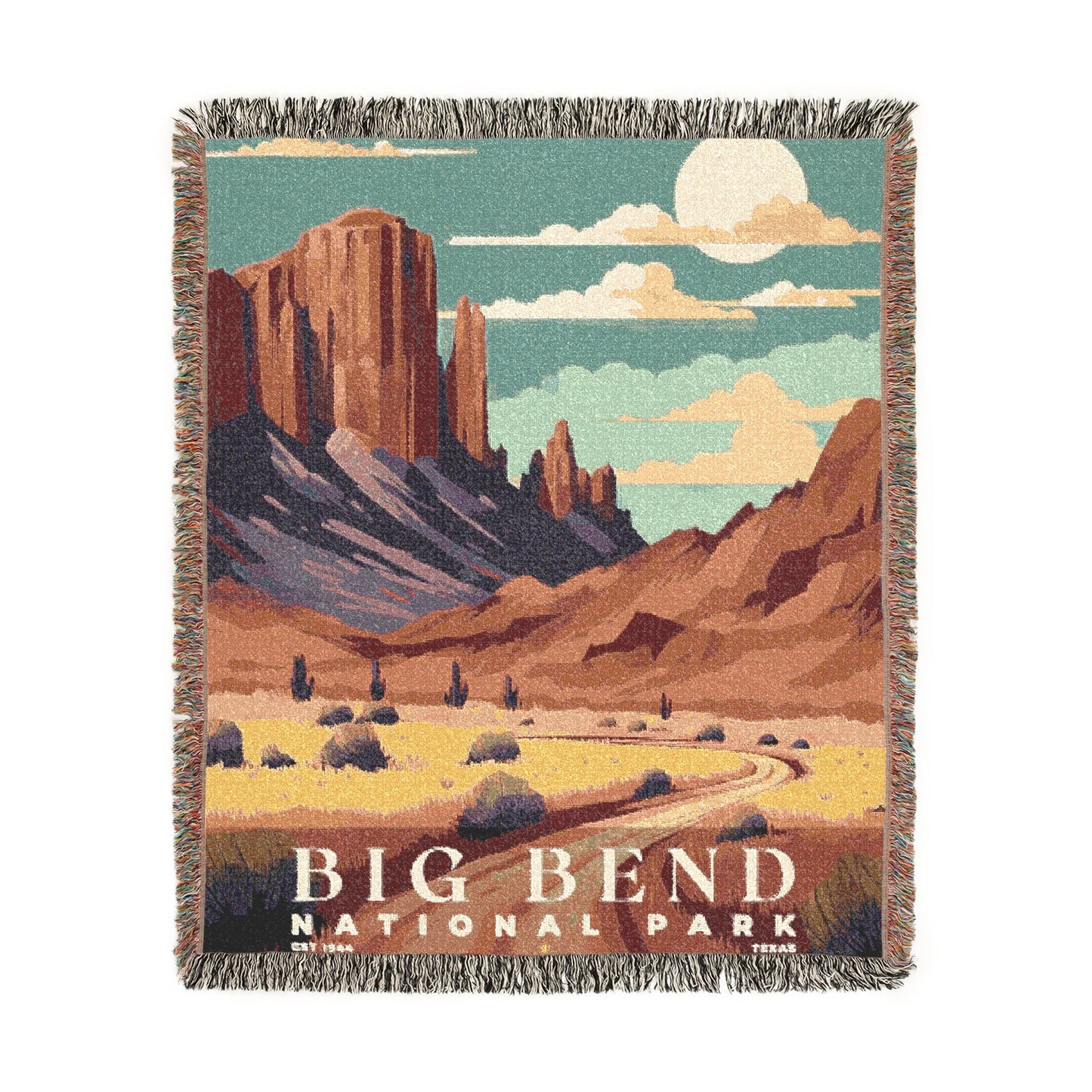 Big Bend National Park Woven Blanket | S05