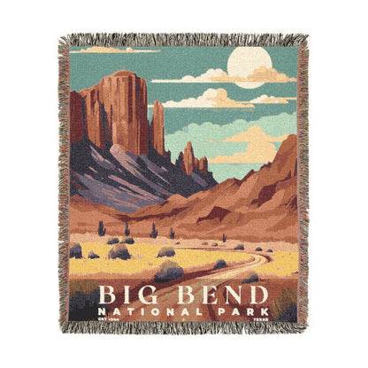 Big Bend National Park Woven Blanket | S05