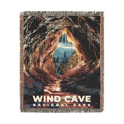 Wind Cave National Park Woven Blanket | S16