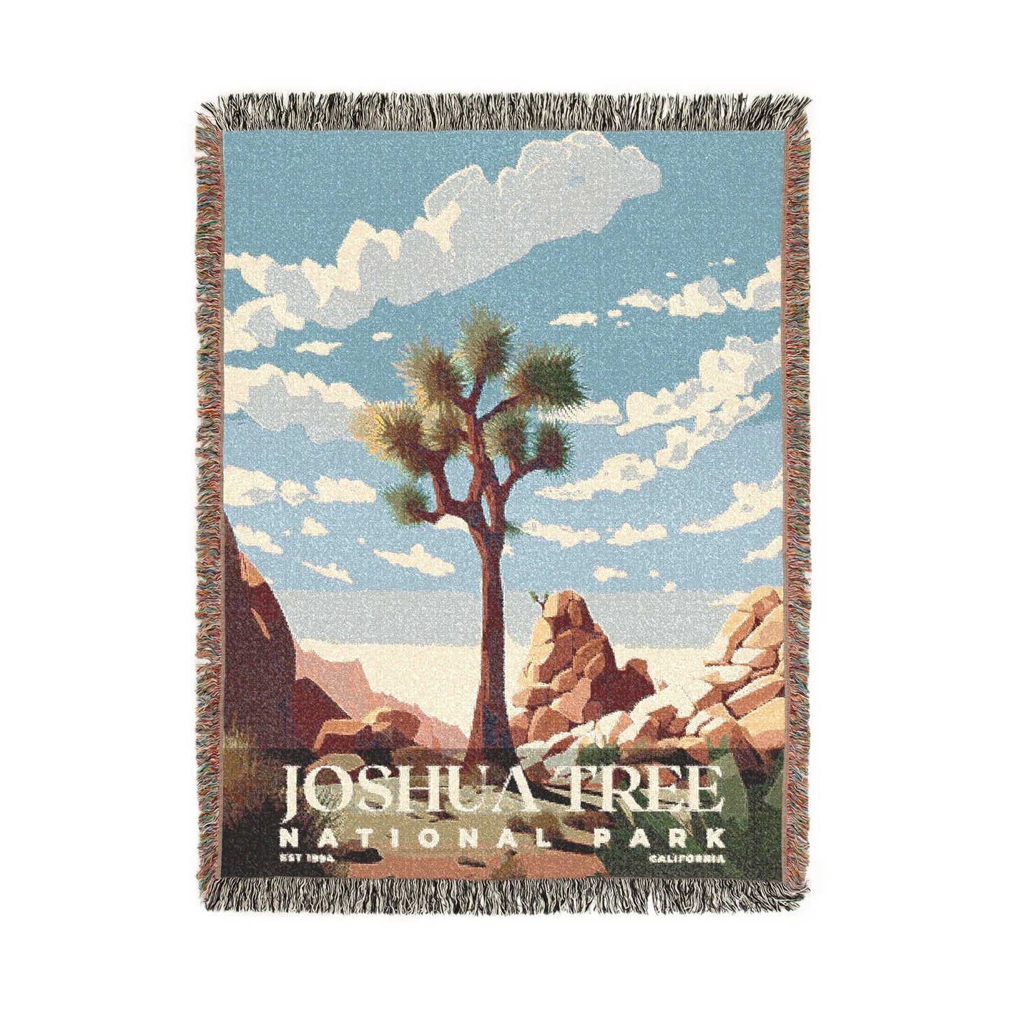 Joshua Tree National Park Woven Blanket | S03