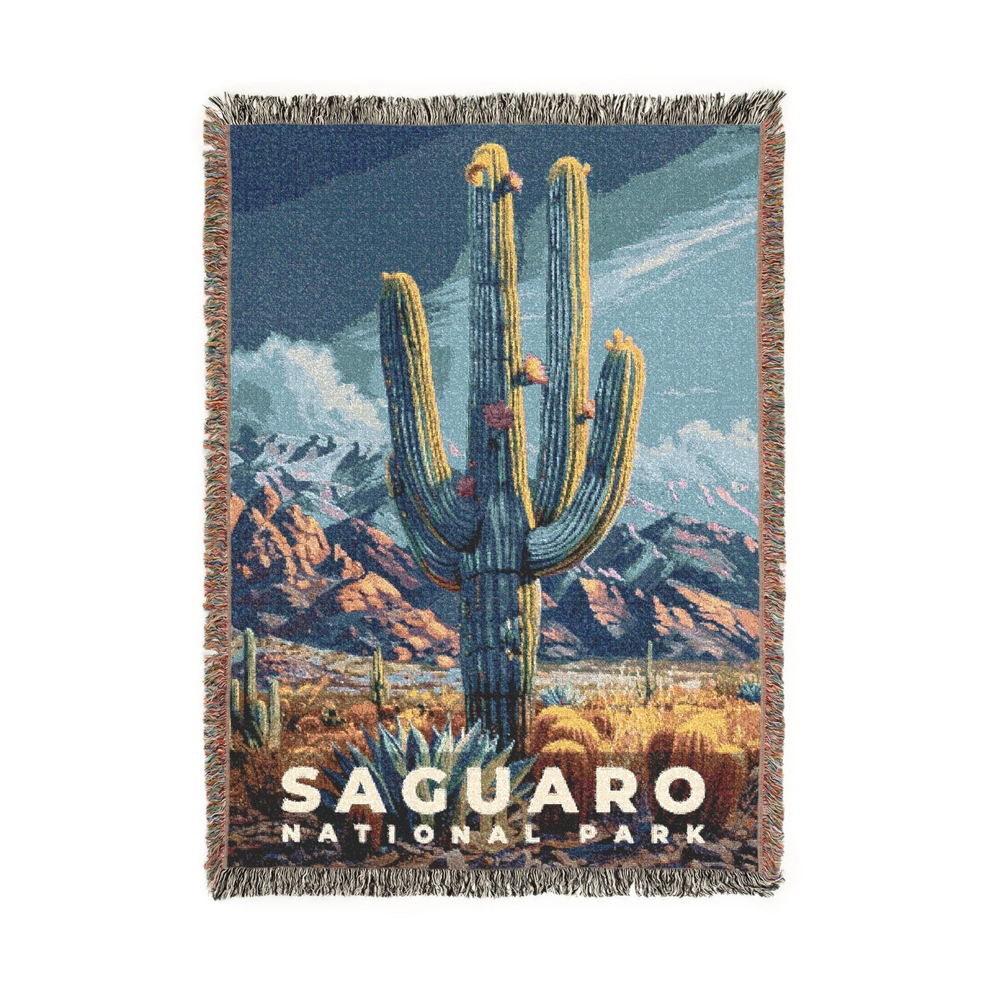 Saguaro National Park Woven Blanket | S16