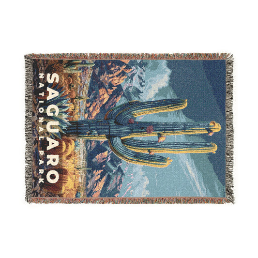 Saguaro National Park Woven Blanket | S16