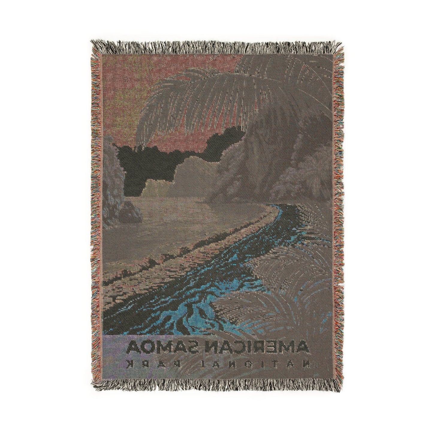 American Samoa National Park Woven Blanket | S19