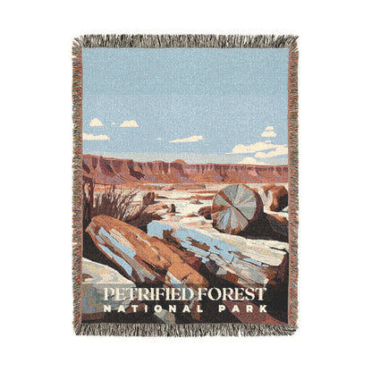 Petrified Forest National Park Woven Blanket | S01