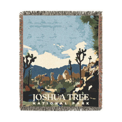 Joshua Tree National Park Woven Blanket | S01
