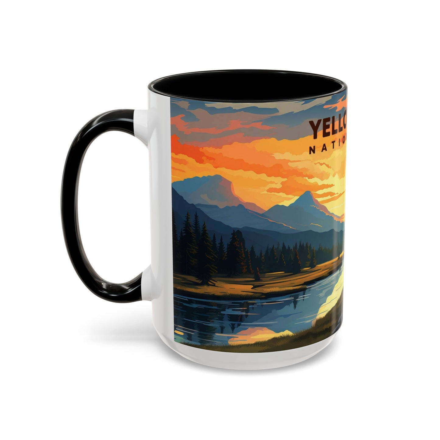 Yellowstone National Park Mug | Accent Coffee Mug (11, 15oz)