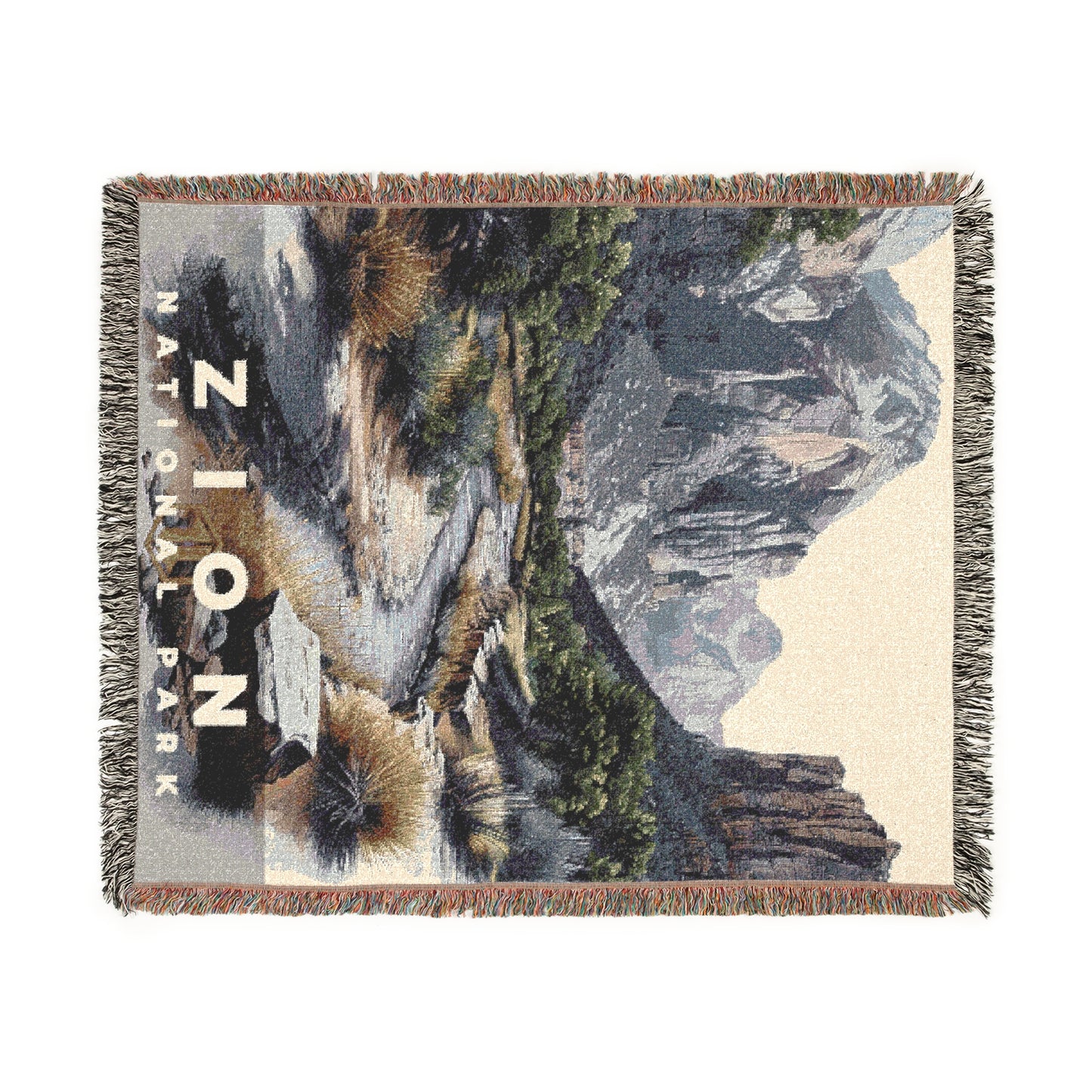 Zion National Park Woven Blanket | S17