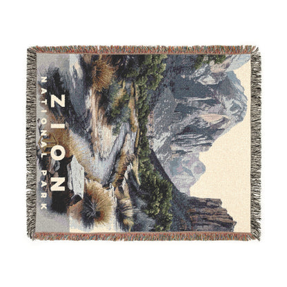 Zion National Park Woven Blanket | S17