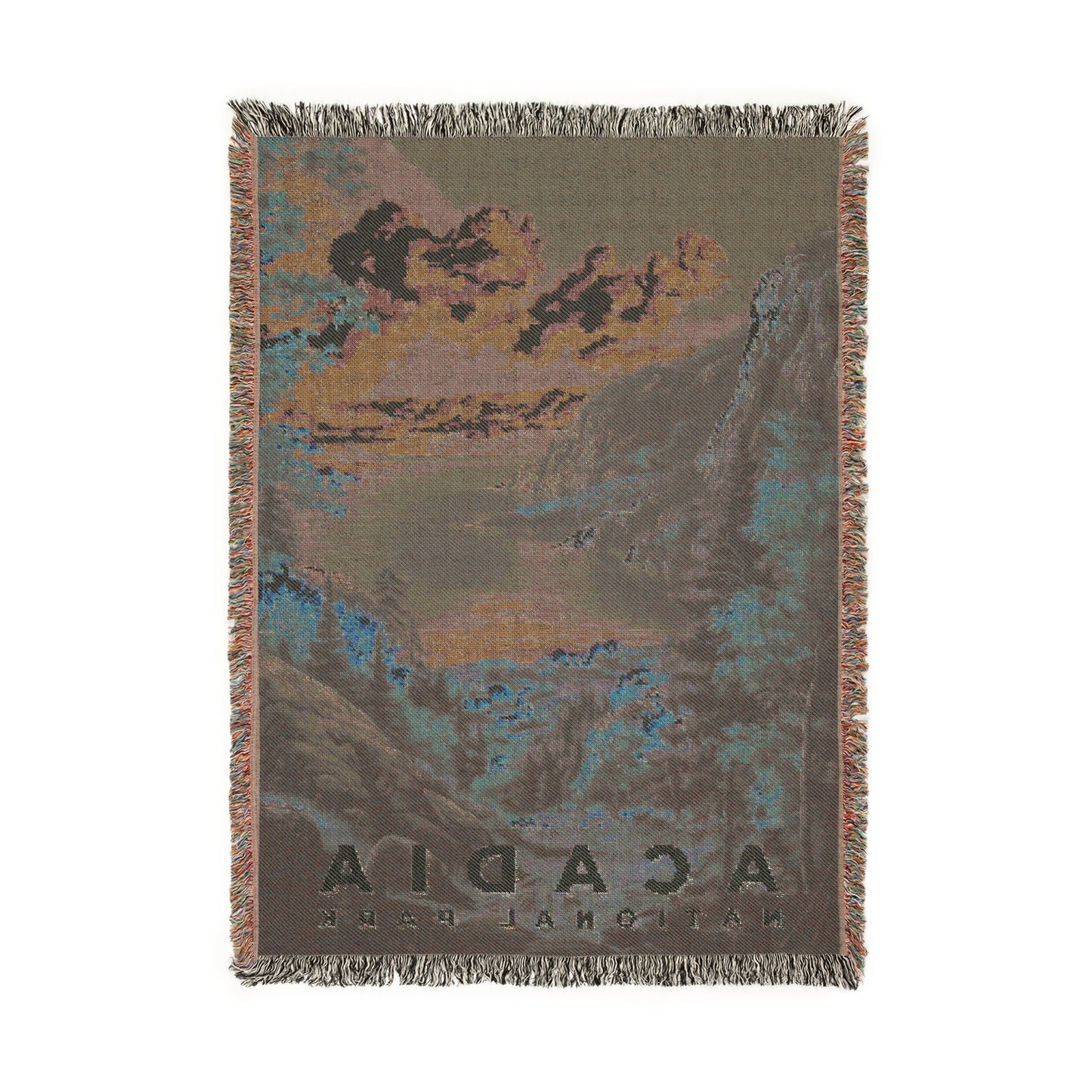Acadia National Park Woven Blanket | S16